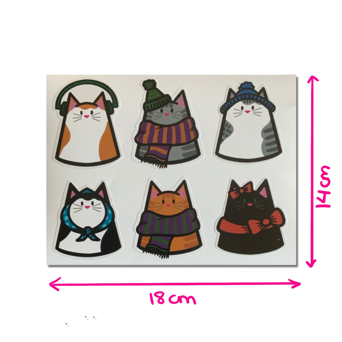 Cat Sticker Sheet