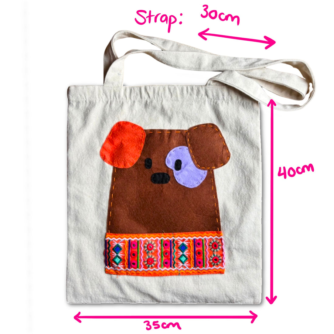 Dog Sandy Tote Bag