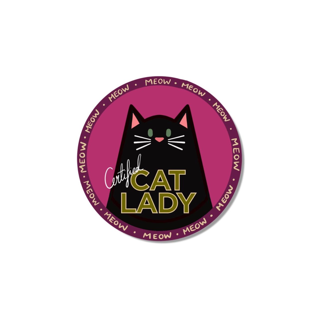 Cat Lady Sticker